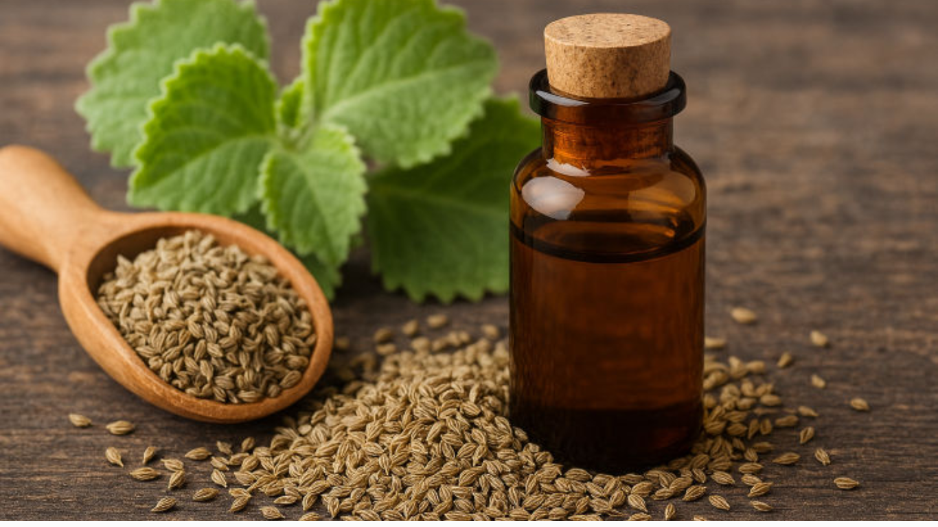 Manufacturer, Exporter, Importer, Supplier, Wholesaler, Retailer, Trader of Ajwain Essential Oil in Mandsaur, Madhya Pradesh, India