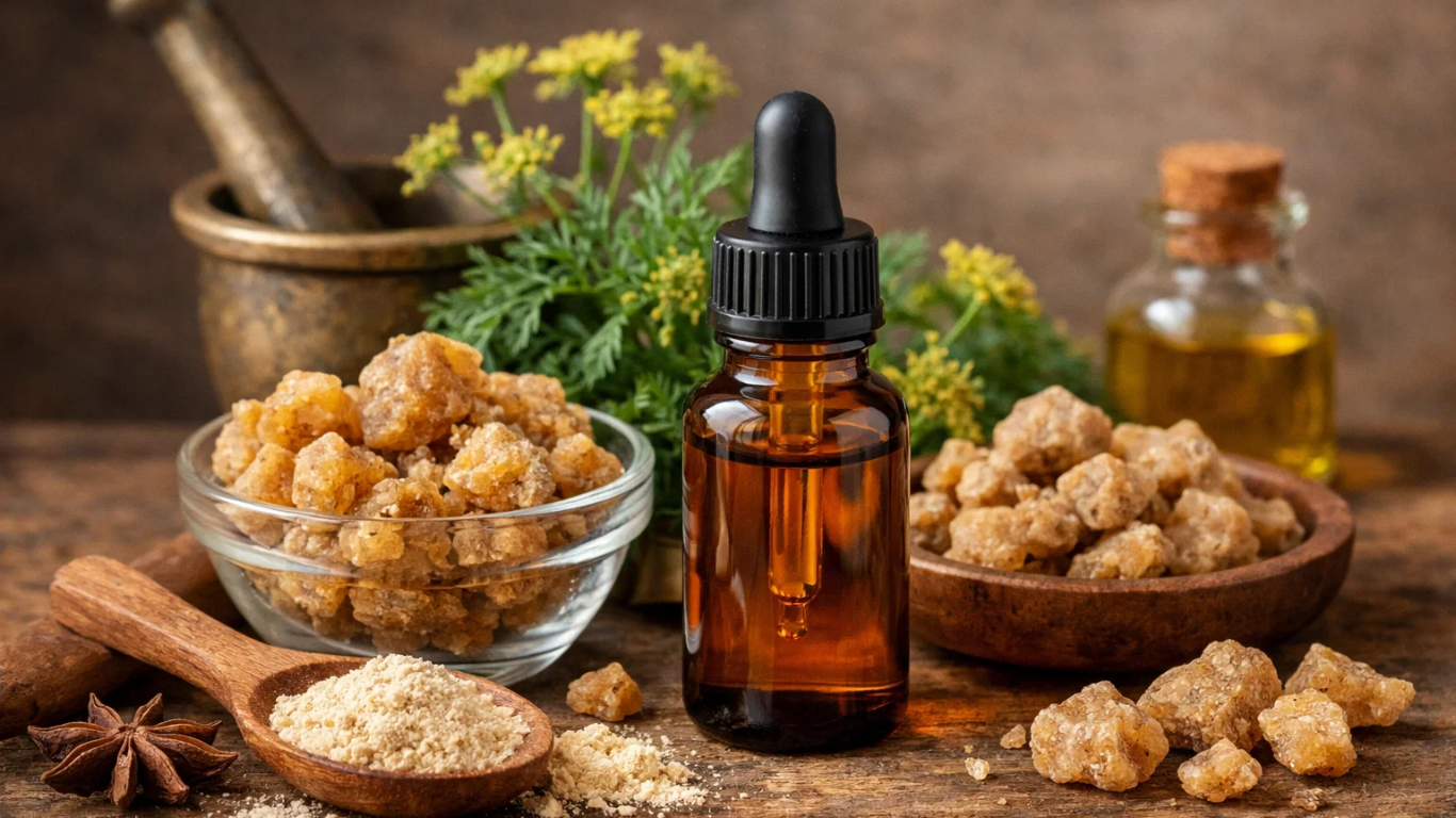 Manufacturer, Exporter, Importer, Supplier, Wholesaler, Retailer, Trader of Asafetida Essential Oil in Mandsaur, Madhya Pradesh, India