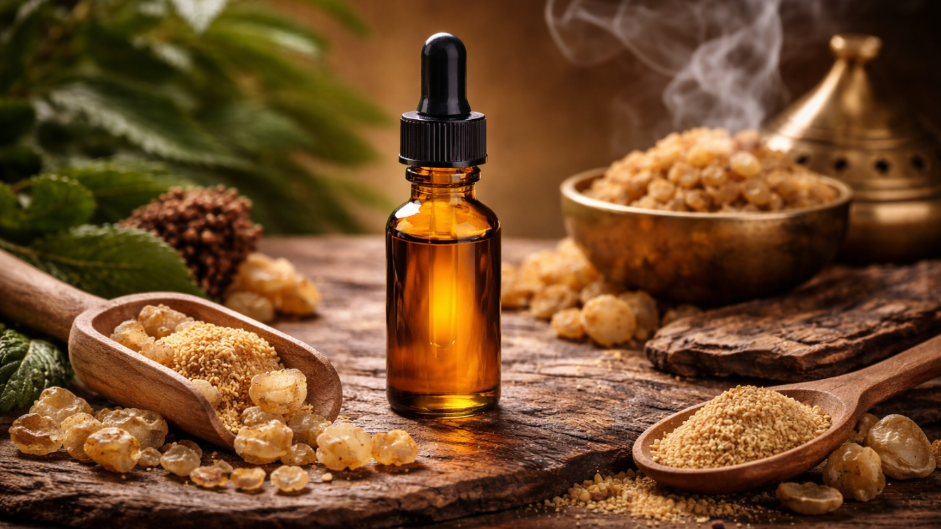 Manufacturer, Exporter, Importer, Supplier, Wholesaler, Retailer, Trader of Frankincense Essential Oil in Mandsaur, Madhya Pradesh, India
