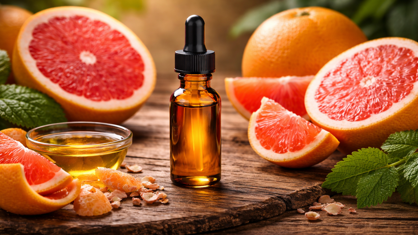 Manufacturer, Exporter, Importer, Supplier, Wholesaler, Retailer, Trader of Grape Fruit Essential Oil in Mandsaur, Madhya Pradesh, India