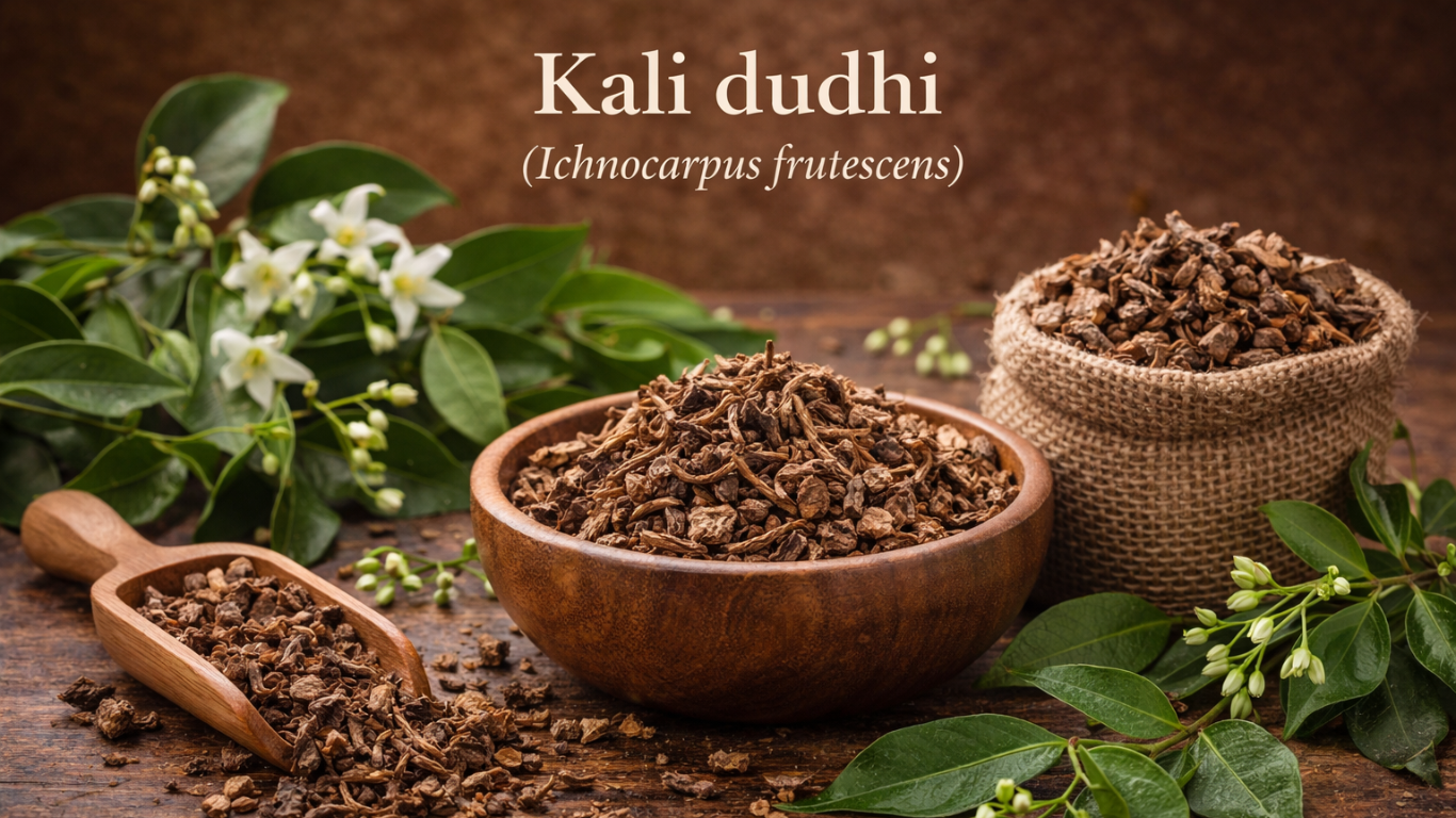 Manufacturer, Exporter, Importer, Supplier, Wholesaler, Retailer, Trader of Kali dudhi (Ichnocarpus frutescens) in Mandsaur, Madhya Pradesh, India