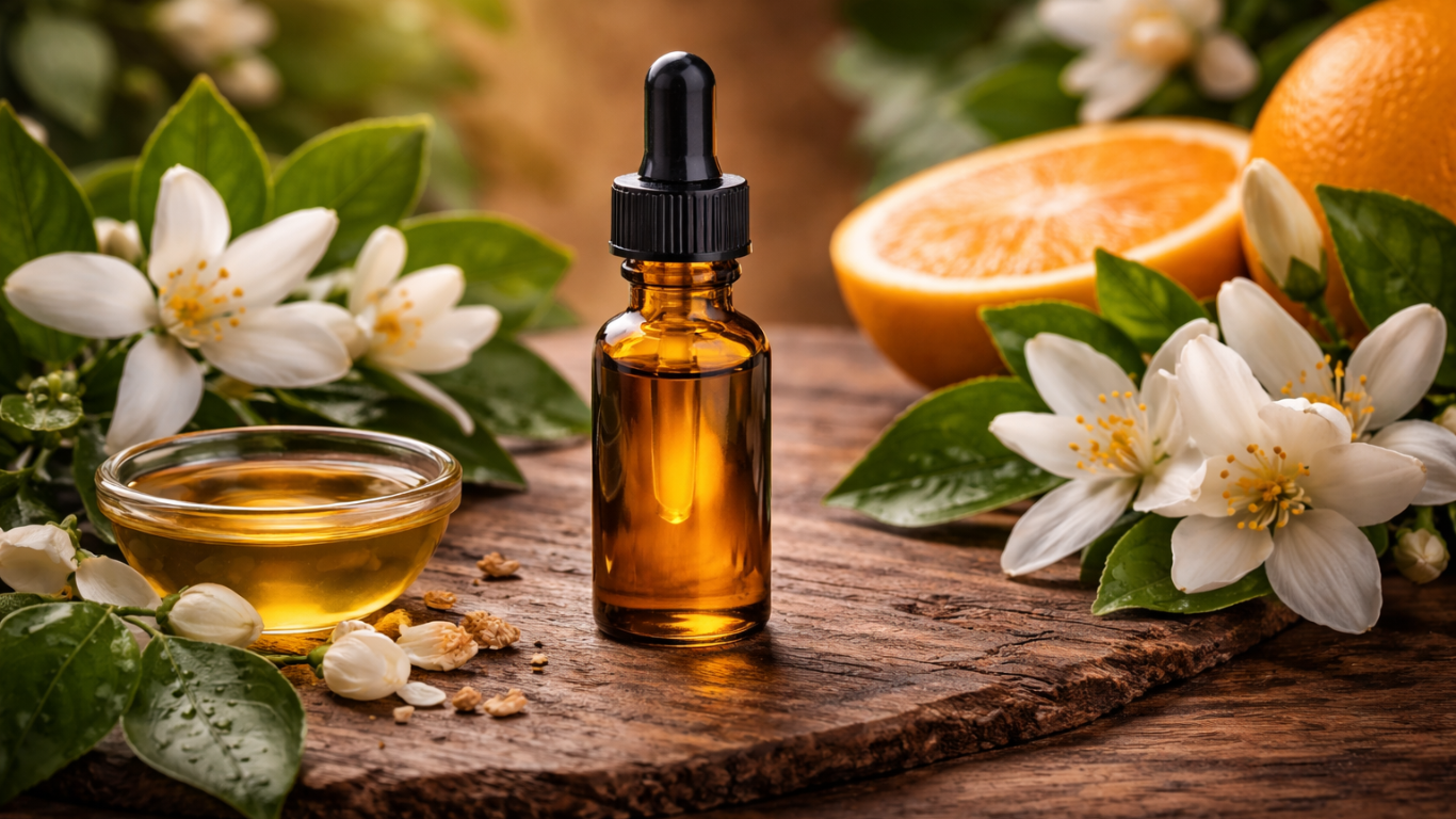 Manufacturer, Exporter, Importer, Supplier, Wholesaler, Retailer, Trader of Neroli Essential Oil in Mandsaur, Madhya Pradesh, India