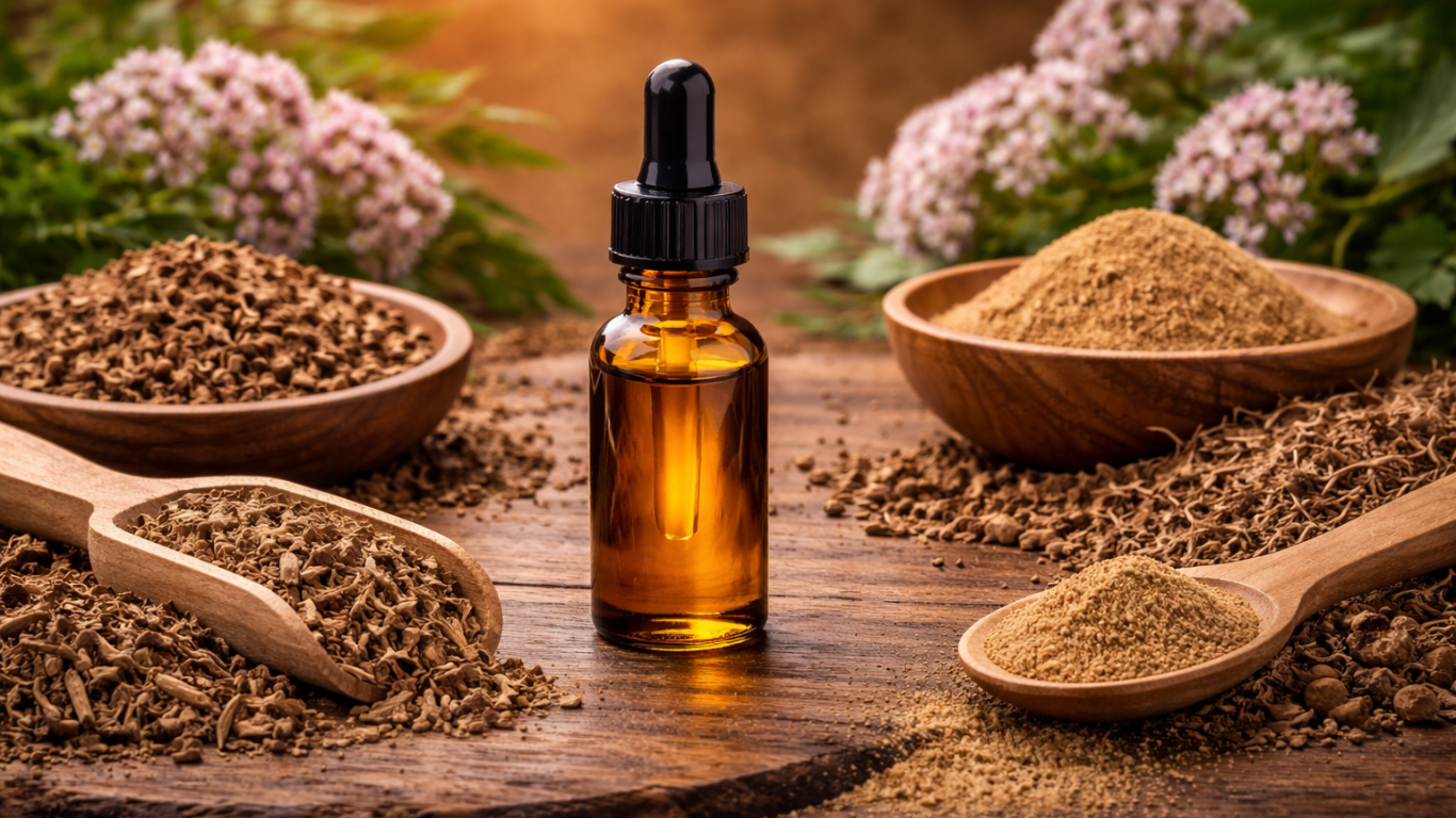 Manufacturer, Exporter, Importer, Supplier, Wholesaler, Retailer, Trader of Valerian Root Essential Oil in Mandsaur, Madhya Pradesh, India